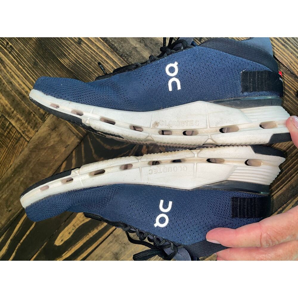 On Cloud Cloudnova Form Athletic Running Navy Blue Shoe Sneakers Active Women 8 - Picture 9 of 12